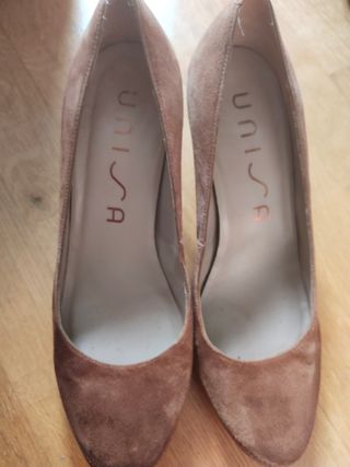 Zapatos Unisa ante marrón 40