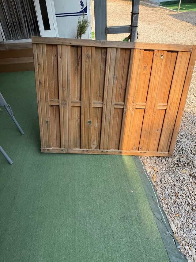 Puerta jardín madera - valla 80 euros 