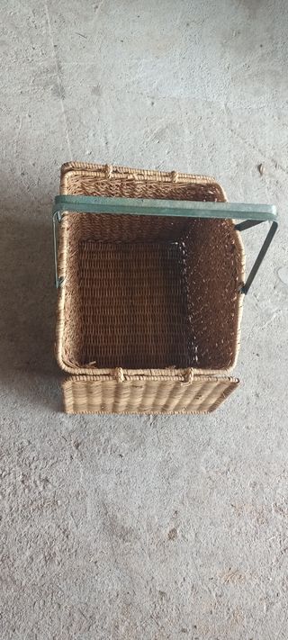 Cesto mimbre antiguo