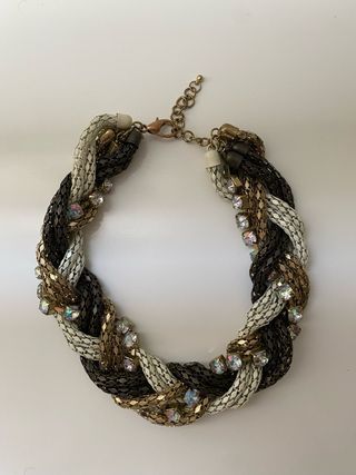 Collar dorado y plateado Zara