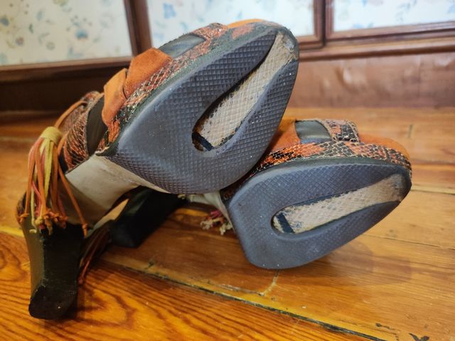 Sandalias Zara Piel Boho