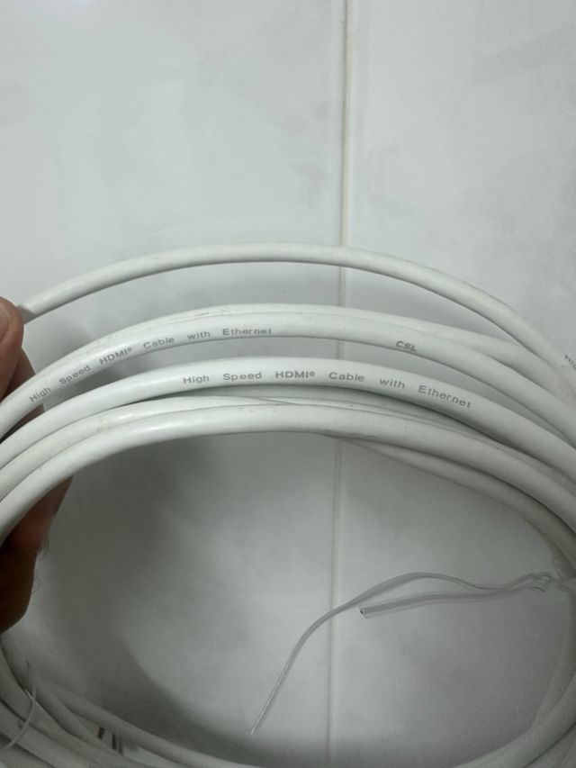 Cable HDMI 7,5m Blanco