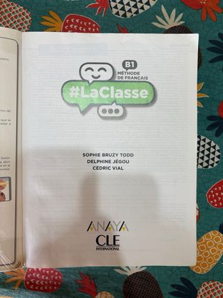 La classe niveau B1 élève - Anaya