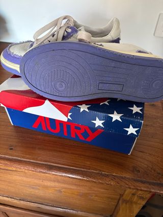 Autry Sneakers Donna 38 - Bianche e Viola