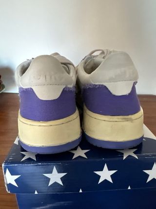 Autry Sneakers Donna 38 - Bianche e Viola