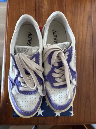 Autry Sneakers Donna 38 - Bianche e Viola