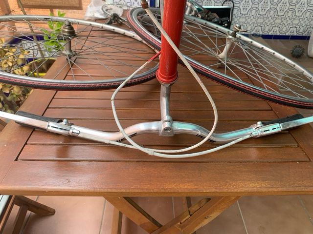 Bicicleta carretera antigua - piezas