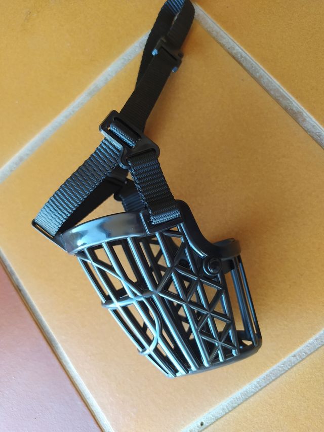 Bozal jaula perro - Negro