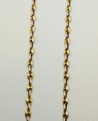 Cadena Calabrote de oro de 18k, 13.38 g, 53 cm.