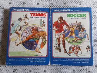 TENNIS Y SOCCER INTELLIVISION MB MATTEL