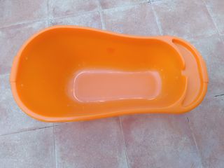 Bañera bebé naranja
