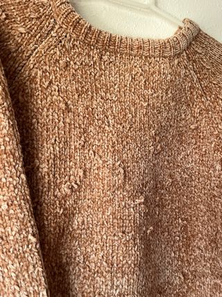 Jersey marrón tejido