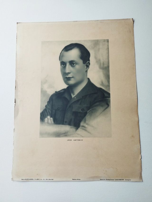 Retrato Oficial José Antonio Primo De Rivera 