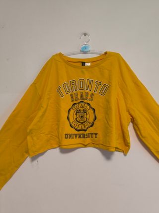 Camiseta crop top 