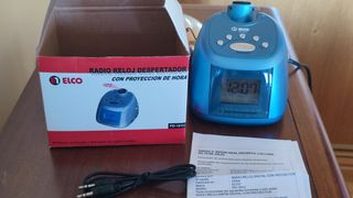 Radio Reloj ELCO | Despertador Azul