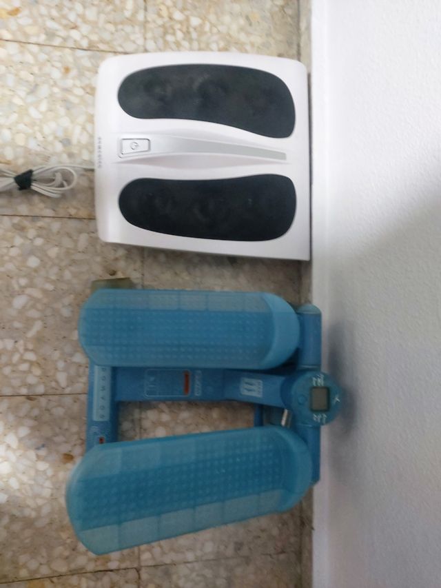 Masajeador pies + Step Domyos