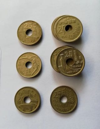 Monedas 25 pesetas España