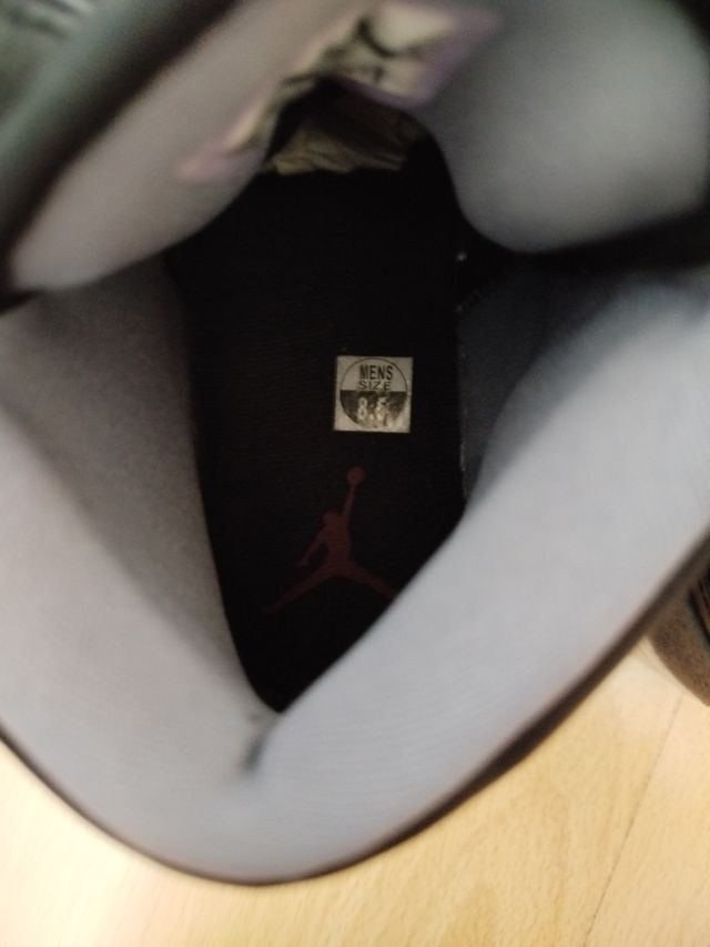 Nike Air Jordan 1 Mid - Gris/Negro - 42