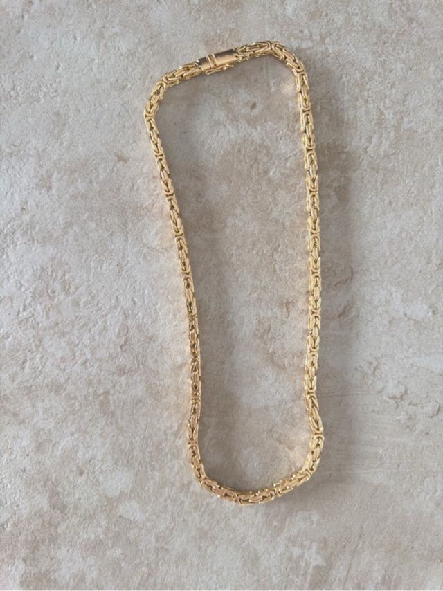 Cadena oro 14k - Bizantina