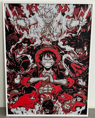 Lámina One Piece 3D Luffy