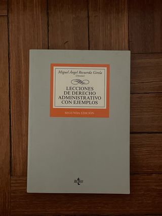 Lecciones de Derecho Administrativo con ejemplos