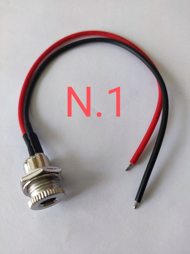 Kit connettori DC 5.5x2.5mm e per batteria 9V