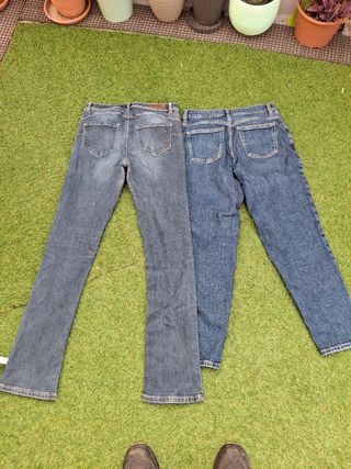 2 Vaqueros Mujer - Azul