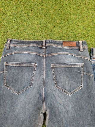 2 Vaqueros Mujer - Azul