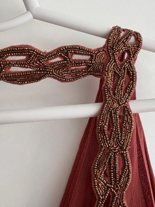 Vestido Hoss Intropia marrón - Talla L