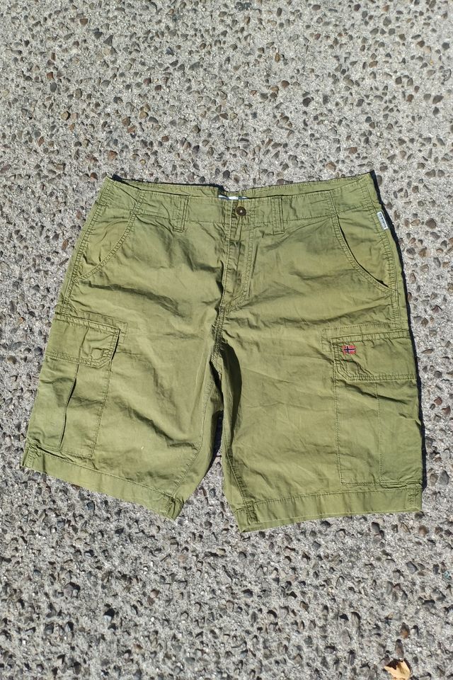 Vintage Shorts Napapjiri cargo verde oliva