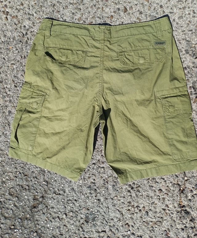 Vintage Shorts Napapjiri cargo verde oliva