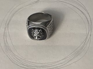 Anillo plata león - Joya vintage