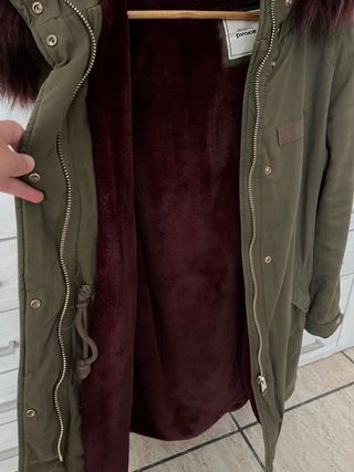 Abrigo militar verde oliva talla M