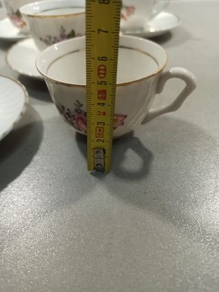 Juego café vintage 6 tazas