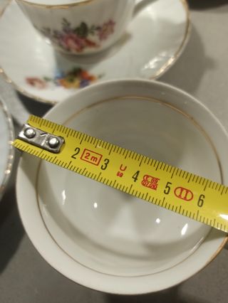 Juego café vintage 6 tazas