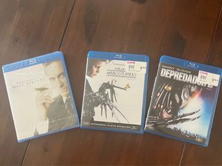 Pelis Bluray: Wall Street, Manostijeras, Predator2