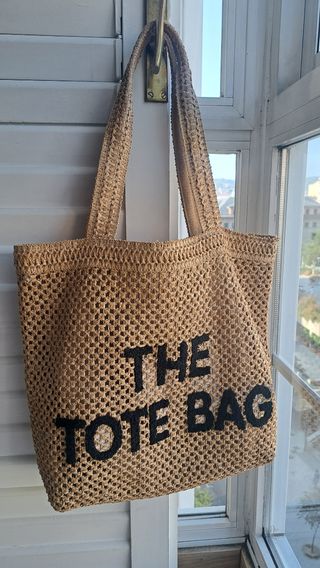 Bolso shopping tipo rafia THE TOTE BAG