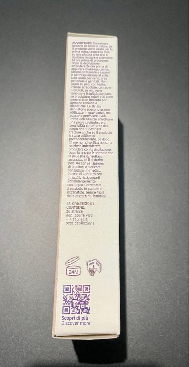 WAYSILK Strisce Depilatorie Viso Collo