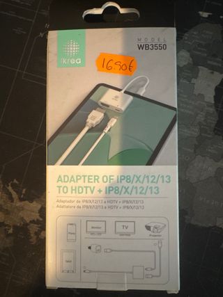 Adaptador conexión Lightning para iPhone a HDMI 
