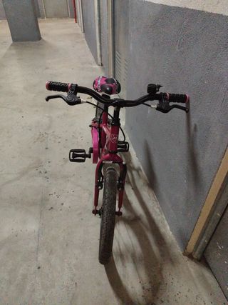 Bicicleta niña B-Pro 16" rosa