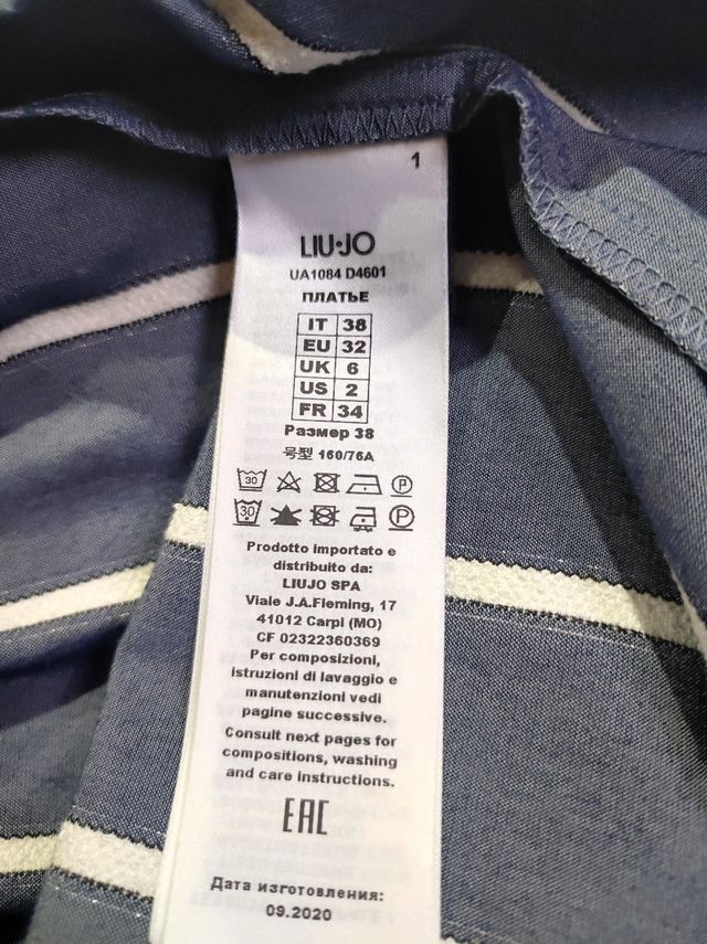 Vestito lungo Liu Jo a righe