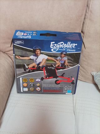 Patinete EasyRoller Classic azul. Viene con caja