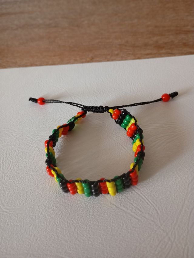 Pulsera Capoeira - Rojo y Verde