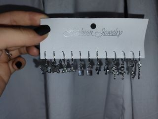 Set 6 Orecchini Argento