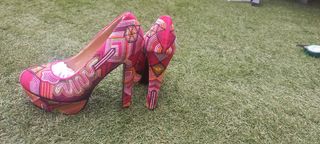 Zapatos plataforma multicolor