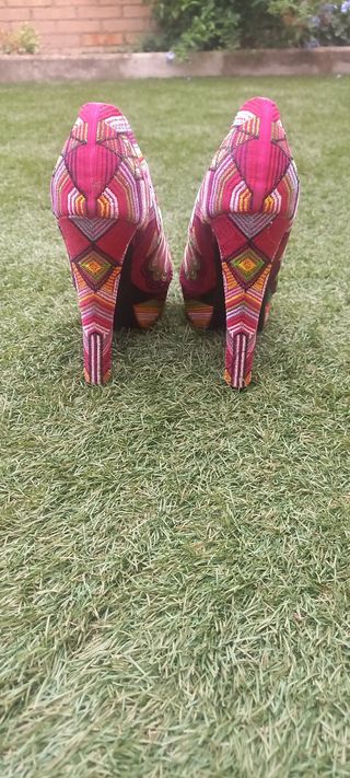Zapatos plataforma multicolor