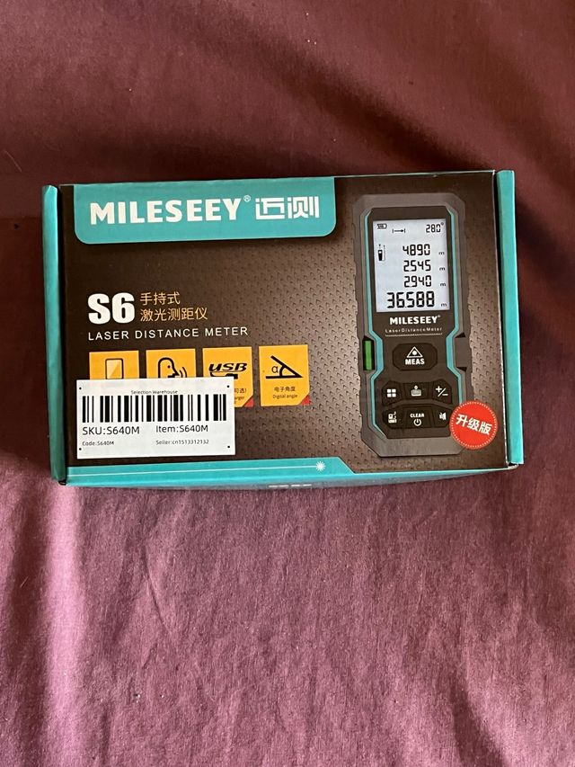 Medidor láser MILESEEY S6 - 40m