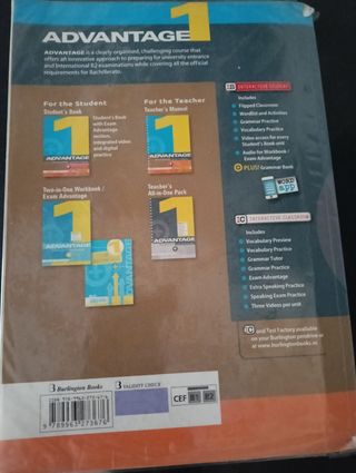 ADVANTAGE FOR BACHILLERATO 1. ST'S BOOK (2017)