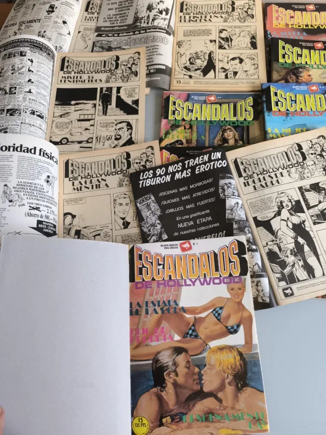 comics escándalos de Hollywood