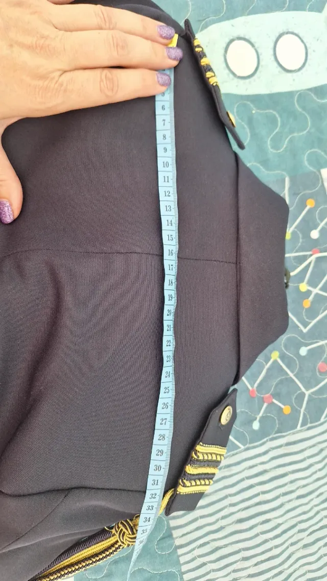 Traje comunión niño - azul marino y dorado